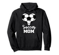 Soccer Mom Heart Funny Soccer Player Hoodie - Minimalist Print for Adults - T-Shirt, Sweatshirt, Hoodie