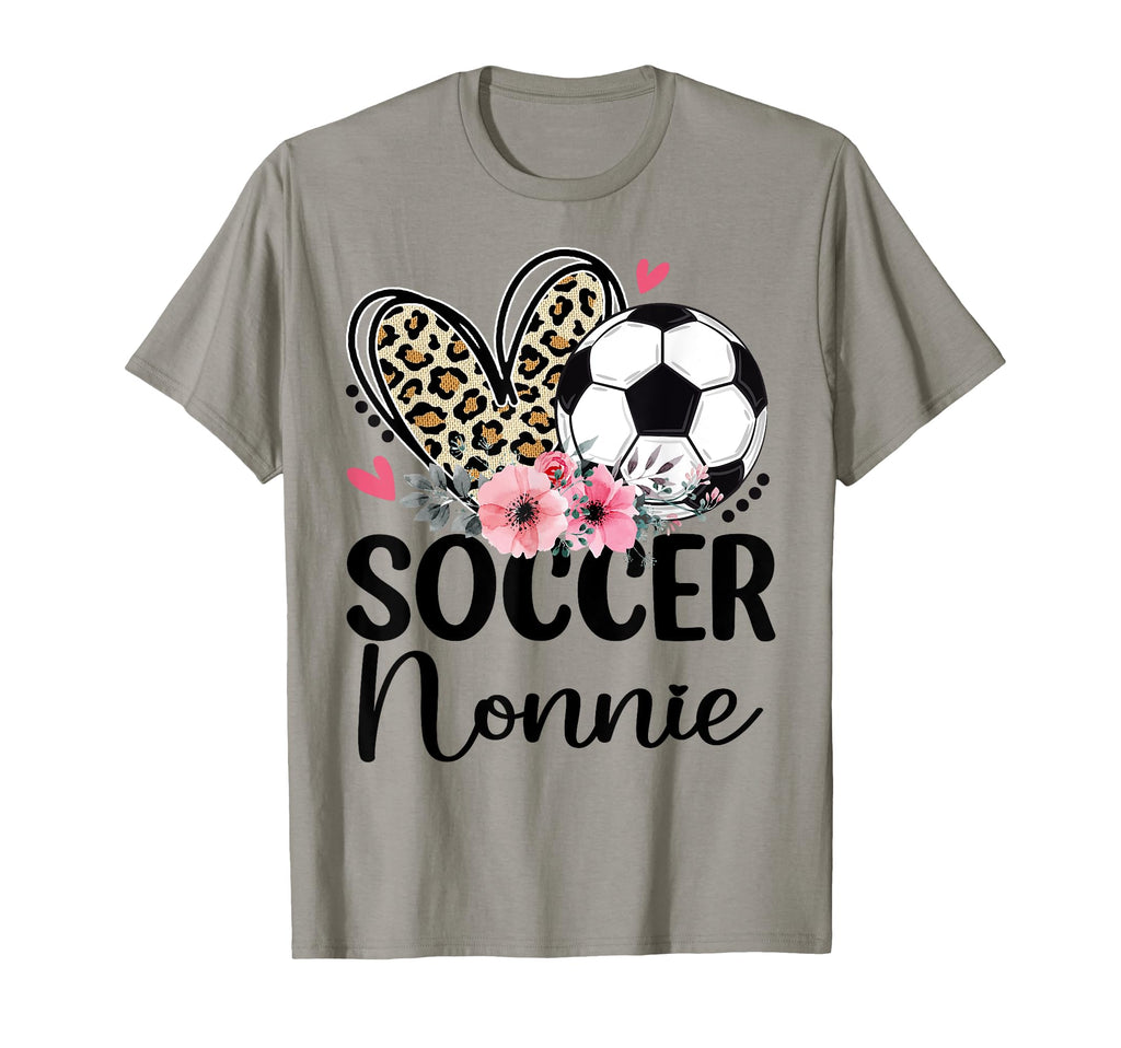 Soccer Nonnie Floral Soccer Player T-Shirt - Minimalist Print Unisex - T-Shirt, Sweatshirt, Hoodie