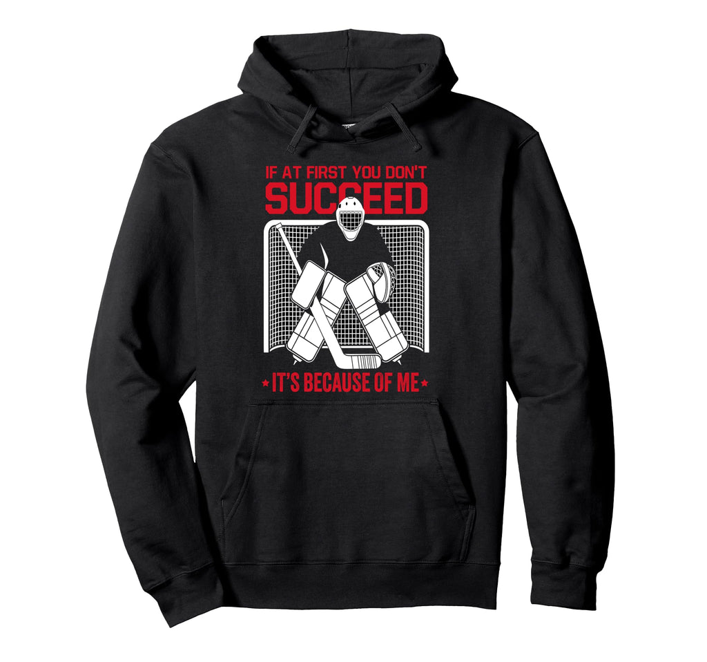 Hockey Goalie Ice Hockey Goalkeeper Hoodie - Minimalist Print for Adults - T-Shirt, Sweatshirt, Hoodie