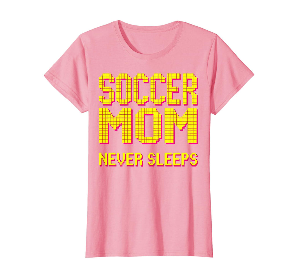 Soccer Mom Never Sleeps Funny Sports T-Shirt - Custom Art Print Unisex - T-Shirt, Sweatshirt, Hoodie