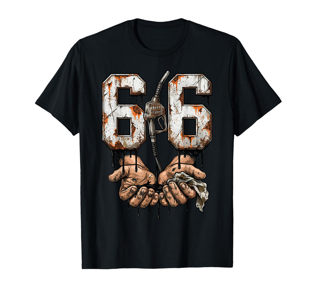 Route 66 100 Years Centennial Gas T-Shirt - Custom Art Print for Adults - T-Shirt, Sweatshirt, Hoodie
