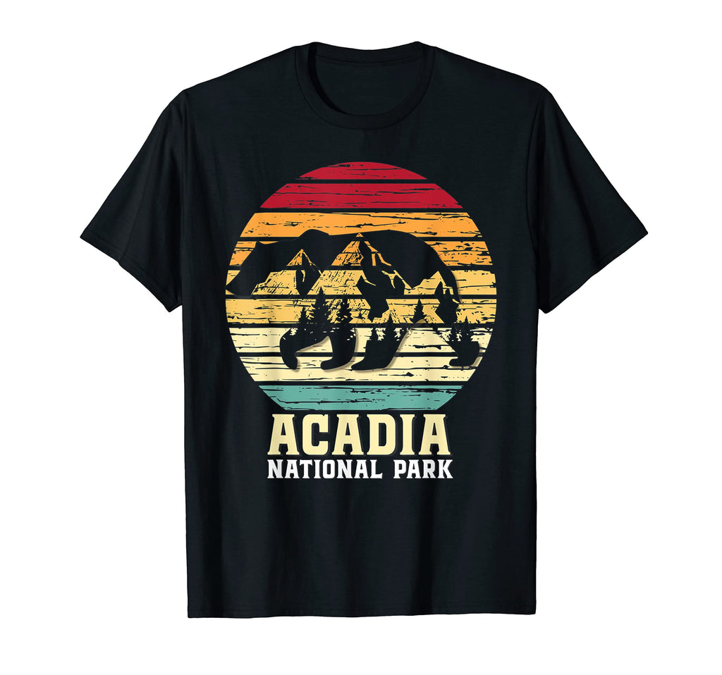 Acadia National Park Bear And T-Shirt - Minimalist Print Men Women - T-Shirt, Sweatshirt, Hoodie