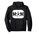 Soccer Mom Heart Ball Sports Fan Mothers Hoodie - Minimalist Print Unisex - T-Shirt, Sweatshirt, Hoodie