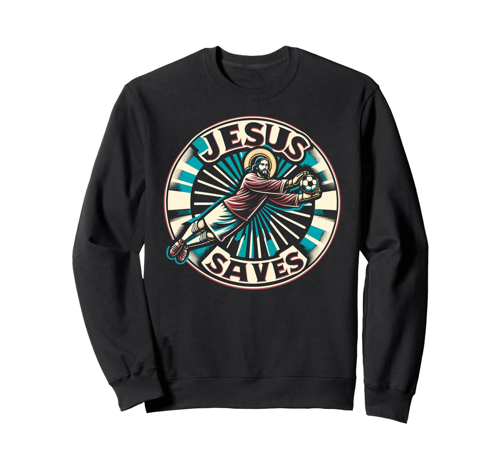 C J S Religious Christian Soccer Player Sweatshirt - Trendy Graphic Unisex - T-Shirt, Sweatshirt, Hoodie