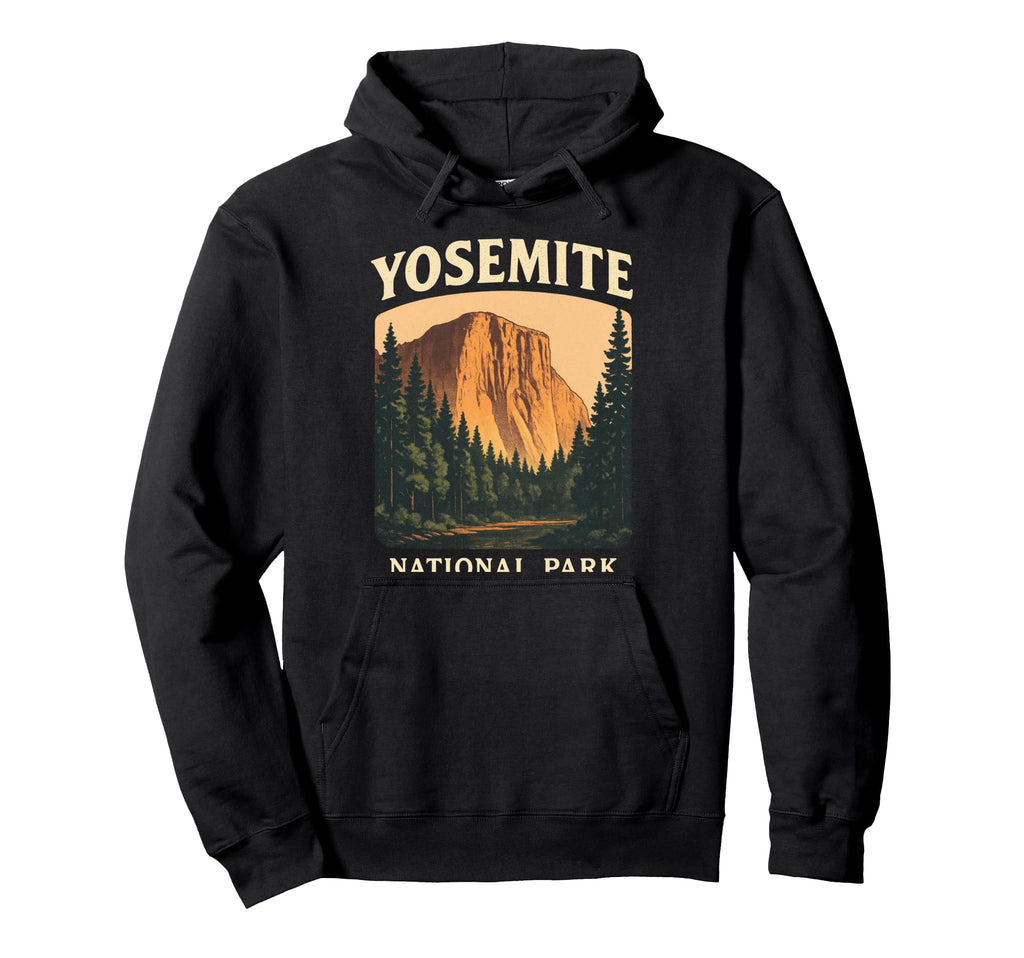 Yosemite National Park Nature Hoodie - Trendy Graphic Men Women - T-Shirt, Sweatshirt, Hoodie