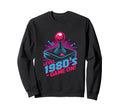 Level 1980S Game Arcade Joystick Sweatshirt - Minimalist Print for Adults - T-Shirt, Sweatshirt, Hoodie