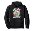 Soccer Grammy Grandma Tie Dye Hoodie - Fun Novelty Design for Adults - T-Shirt, Sweatshirt, Hoodie