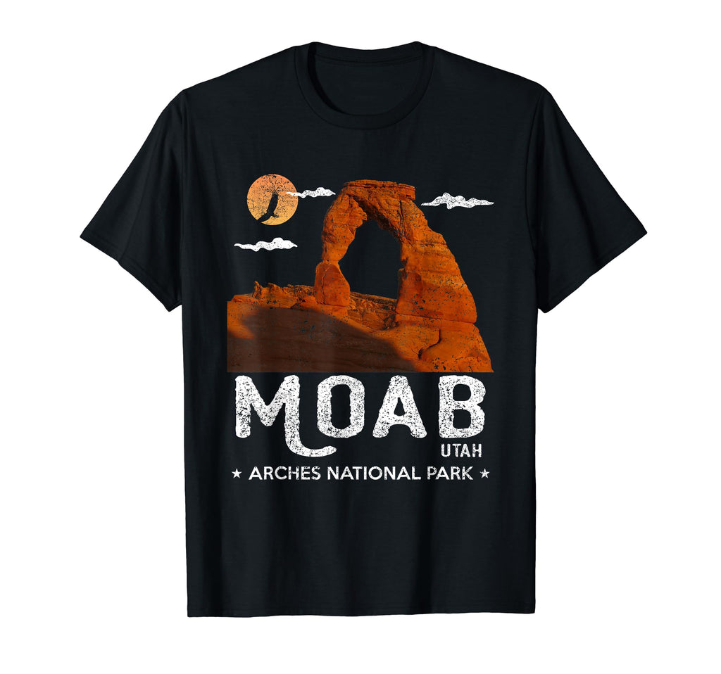 Moab Utah Arches National Park Outdoor T-Shirt - Unique Graphic Men Women - T-Shirt, Sweatshirt, Hoodie