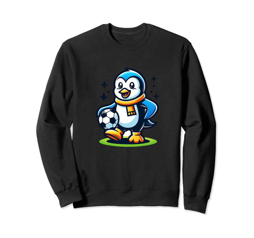 Funny Penguin Soccer Champion Ball Sweatshirt - Novelty Apparel for Adults - T-Shirt, Sweatshirt, Hoodie