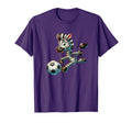 Cartoon Zebra Soccer Player T-Shirt - Fun Novelty Design Unisex - T-Shirt, Sweatshirt, Hoodie