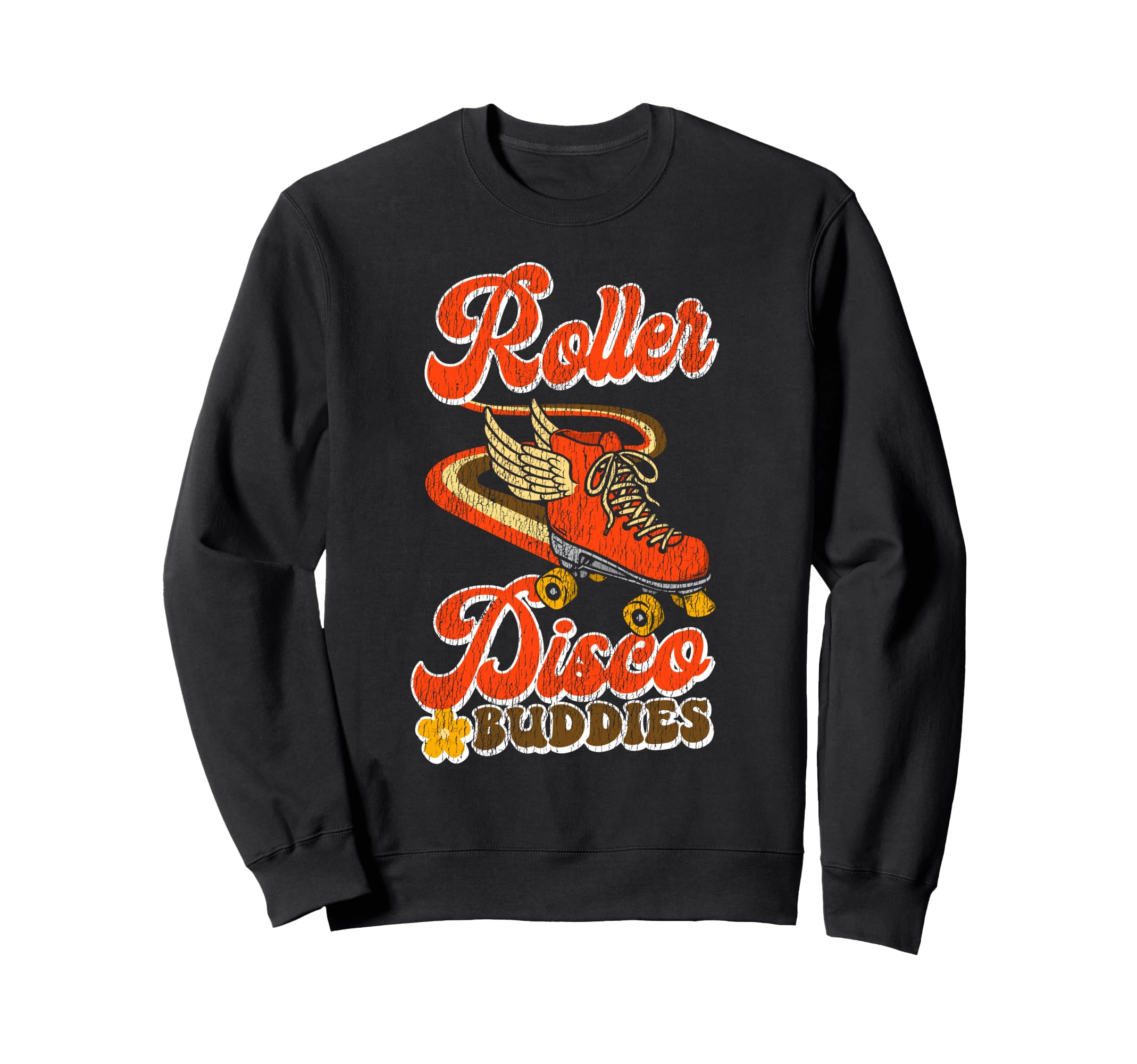 Roller Skating Skate 1970S Sweatshirt - Aesthetic Graphic for Adults - T-Shirt, Sweatshirt, Hoodie