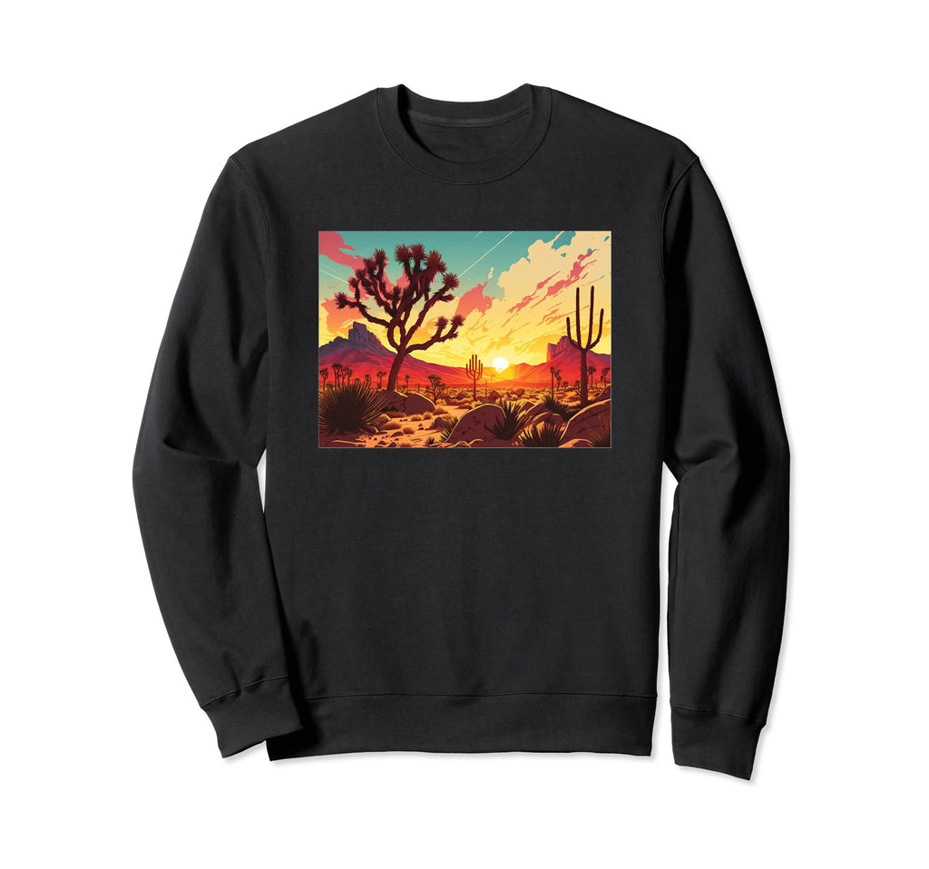 Joshua Tree National Park Desert Trip Sweatshirt - Minimalist Print Unisex - T-Shirt, Sweatshirt, Hoodie