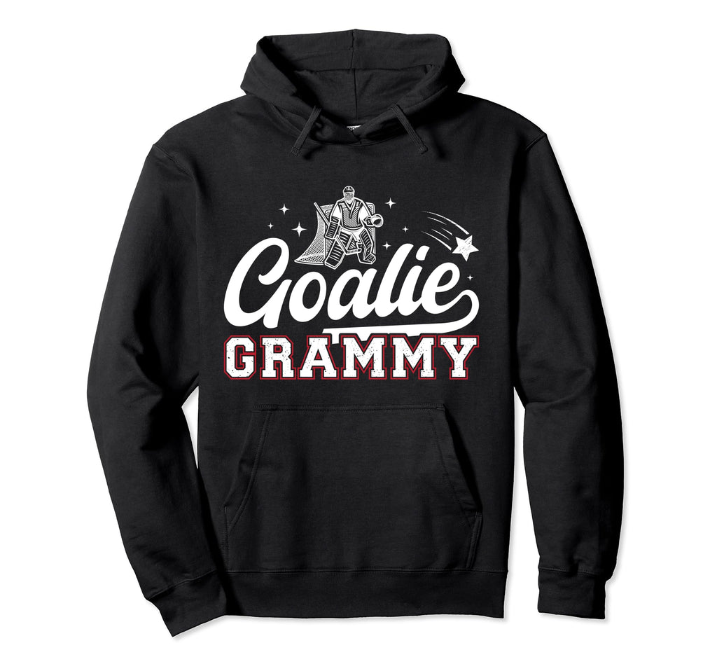 Ice Hockey Goalie Grammy Ice Hockey Hoodie - Novelty Apparel Men Women - T-Shirt, Sweatshirt, Hoodie