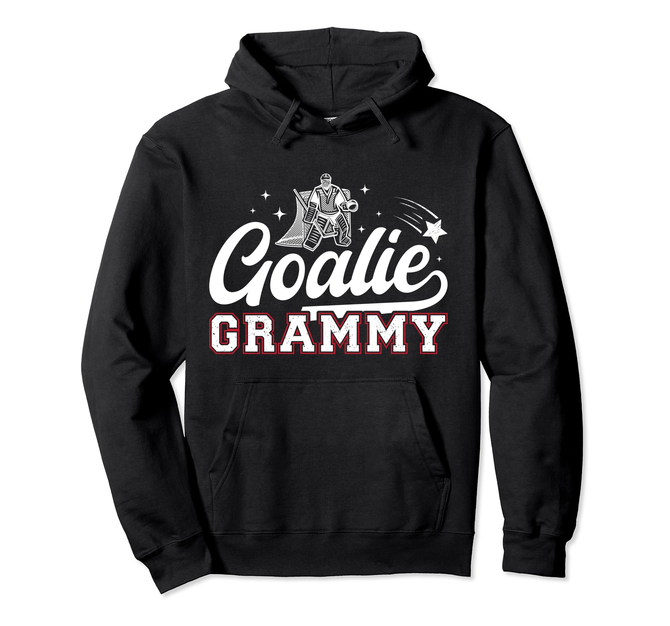 Ice Hockey Goalie Grammy Ice Hockey Hoodie - Novelty Apparel Men Women - T-Shirt, Sweatshirt, Hoodie