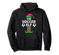 Soccer Elf Matching Family Party Pajama Hoodie - Fun Novelty Design Unisex - T-Shirt, Sweatshirt, Hoodie