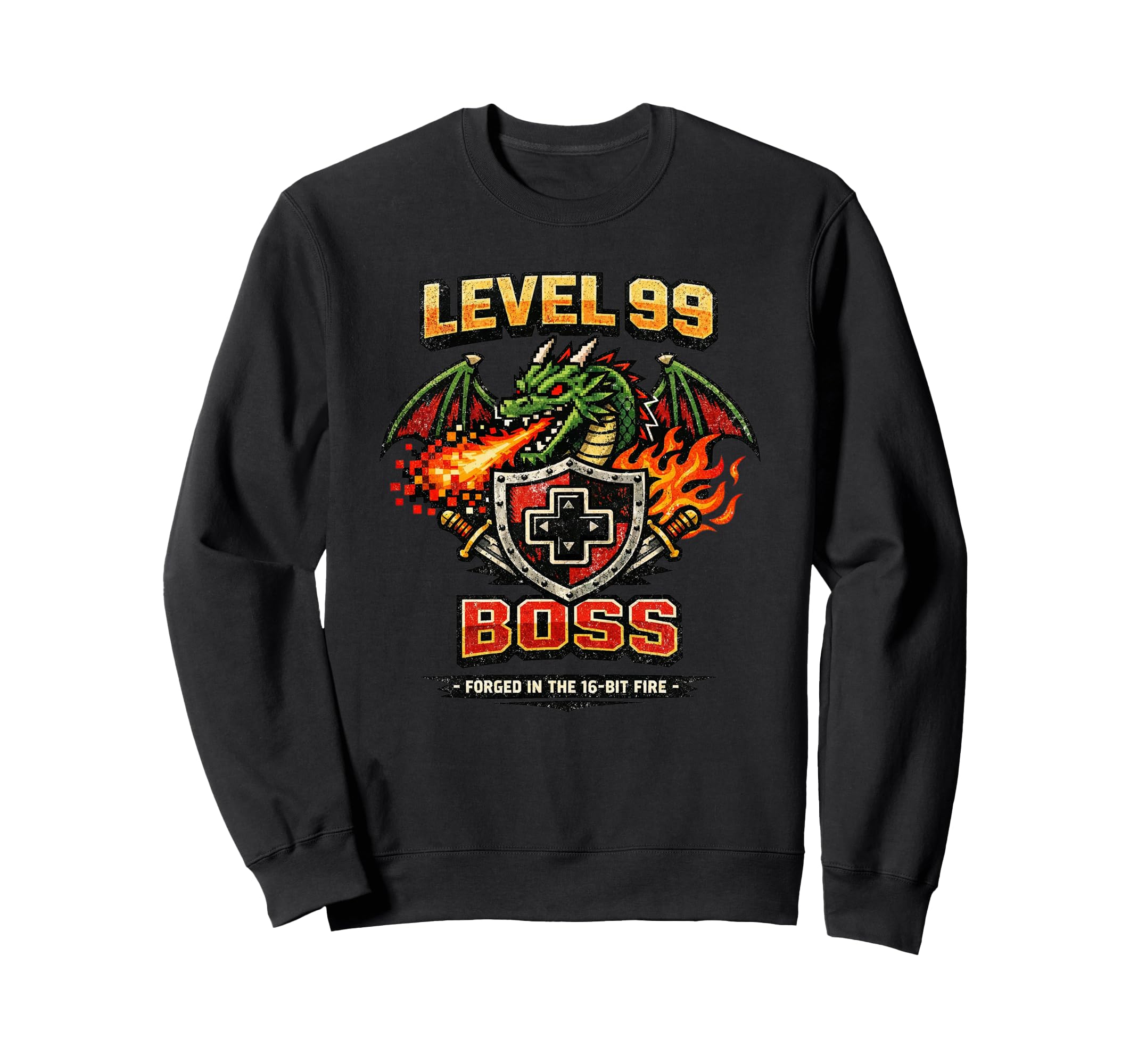 Gamer Funny 80S Arcade Sweatshirt - Casual Everyday Wear for Adults - T-Shirt, Sweatshirt, Hoodie