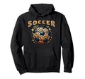 Soccer Ball Leopard Hoodie - Unique Graphic Men Women - T-Shirt, Sweatshirt, Hoodie