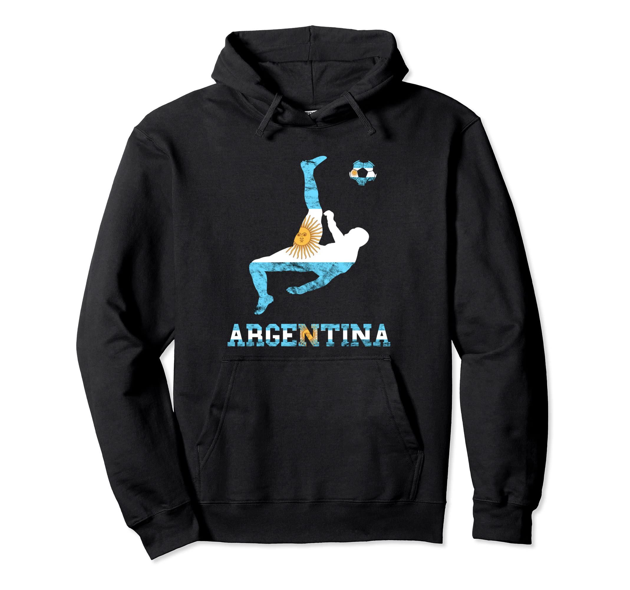 Argentina Soccer Team Argentina Sun Hoodie - Custom Art Print for Adults - T-Shirt, Sweatshirt, Hoodie