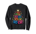 Tree Boombox Old School 90S Sweatshirt - Fun Novelty Design Men Women - T-Shirt, Sweatshirt, Hoodie