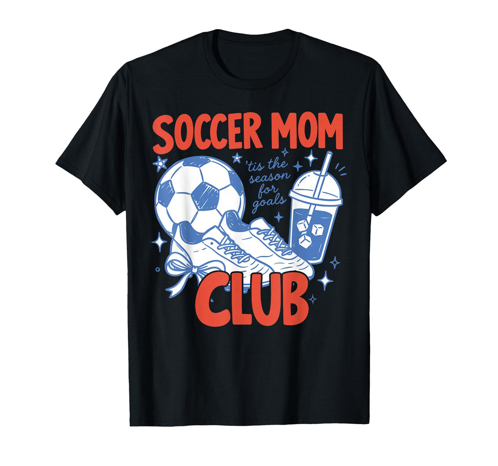Sport Mom Coquette Bow Iced Coffee T-Shirt - Custom Art Print Men Women - T-Shirt, Sweatshirt, Hoodie