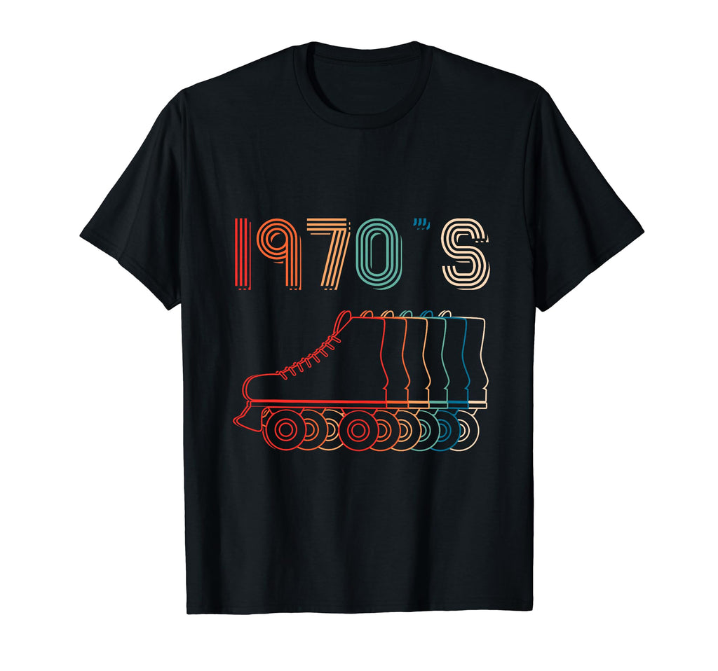 1970S Roller Skates Skating T-Shirt - Fun Novelty Design Men Women - T-Shirt, Sweatshirt, Hoodie