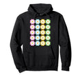 Daisy Pattern Daisys Boho Multicolor Hoodie - Minimalist Print for Adults - T-Shirt, Sweatshirt, Hoodie