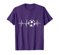 Soccer Heartbeat T-Shirt - Streetwear Style Unisex - T-Shirt, Sweatshirt, Hoodie