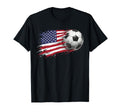Usa Flag Soccer T-Shirt - Custom Art Print Men Women - T-Shirt, Sweatshirt, Hoodie