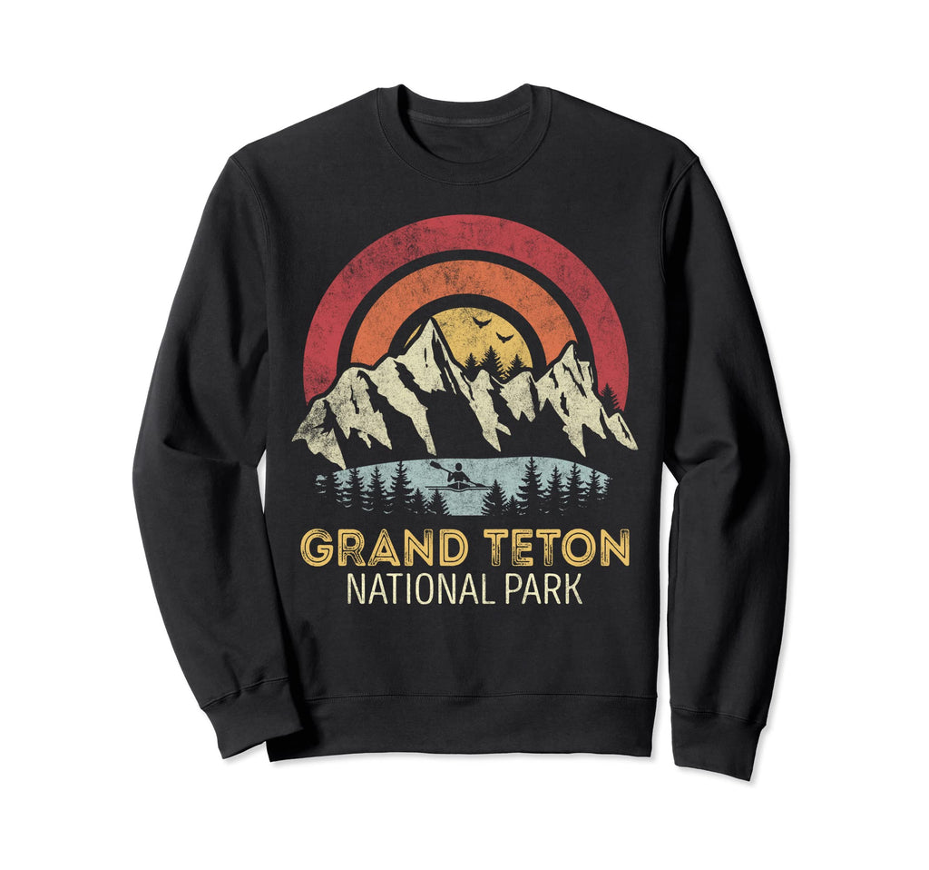 Grand Teton National Park Mountain Sweatshirt - Fun Novelty Design Unisex - T-Shirt, Sweatshirt, Hoodie