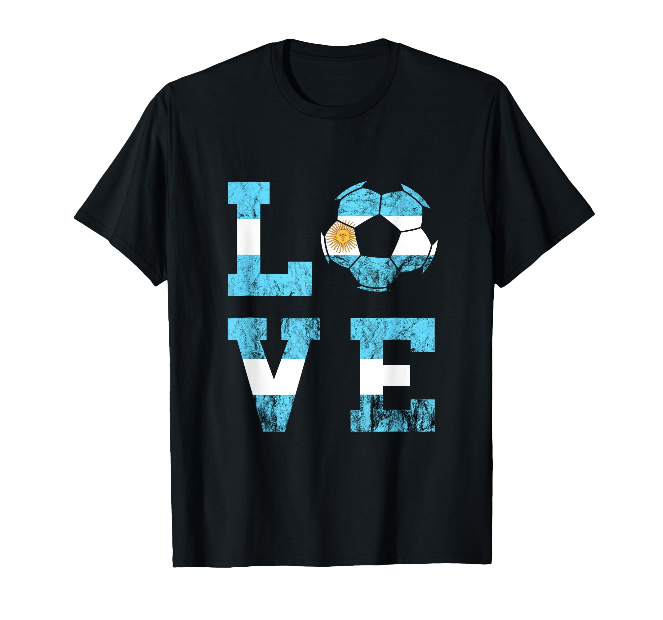Argentina Love Ball Argentina Soccer T-Shirt - Streetwear Style Men Women - T-Shirt, Sweatshirt, Hoodie