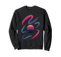 80S Synthwave Sweatshirt - Fun Novelty Design Men Women - T-Shirt, Sweatshirt, Hoodie