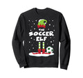 Snowy Soccer Elf Matching Family Costume Sweatshirt - Graphic Print Unisex - T-Shirt, Sweatshirt, Hoodie