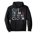 Cut From Different Cloth Urban Hip Hop Hoodie - Minimalist Print for Adults - T-Shirt, Sweatshirt, Hoodie