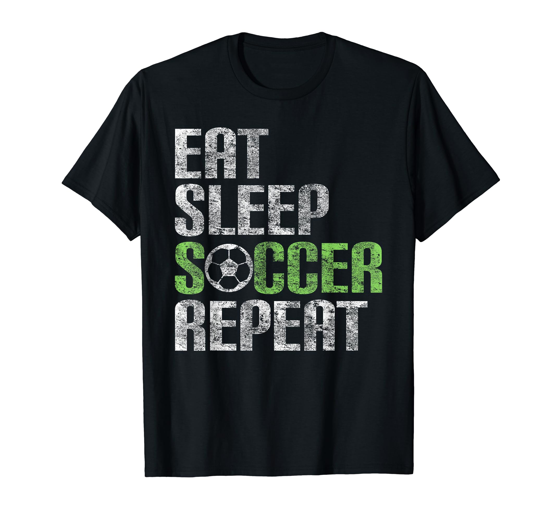 Eat Sleep Soccer Repeat Sport Player T-Shirt - Unique Graphic for Adults - T-Shirt, Sweatshirt, Hoodie