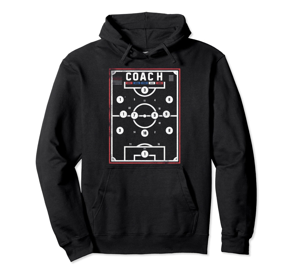 Soccer Coach Training Coaching Football Hoodie - Trendy Graphic Unisex - T-Shirt, Sweatshirt, Hoodie