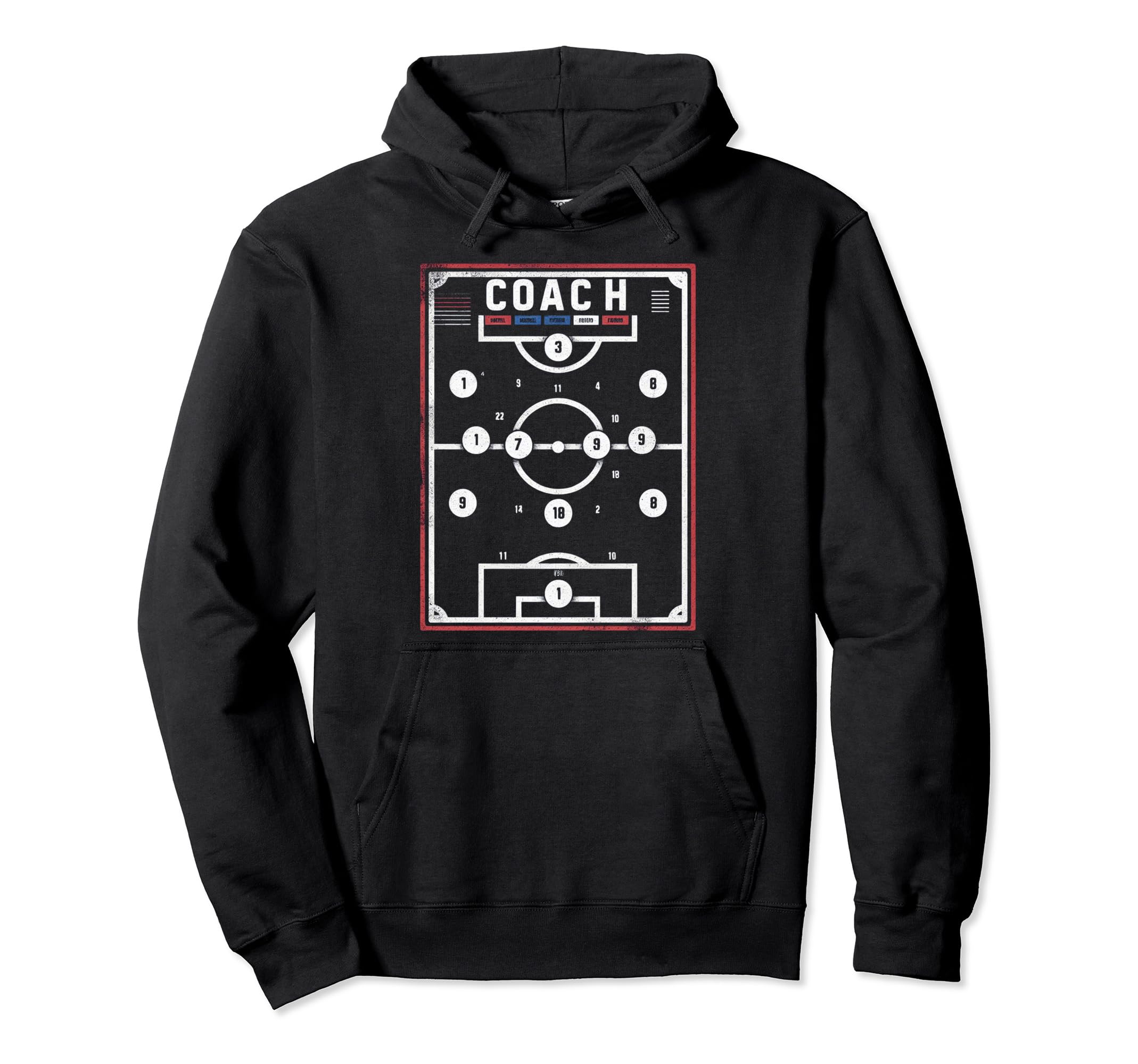 Soccer Coach Training Coaching Football Hoodie - Trendy Graphic Unisex - T-Shirt, Sweatshirt, Hoodie