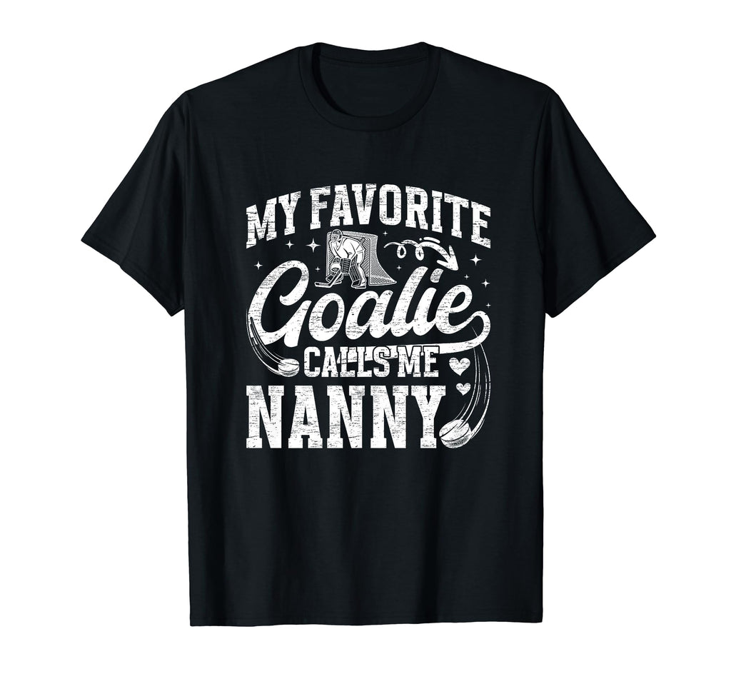 Favorite Ice Hockey Goalie Nanny Ice T-Shirt - Custom Art Print for Adults - T-Shirt, Sweatshirt, Hoodie