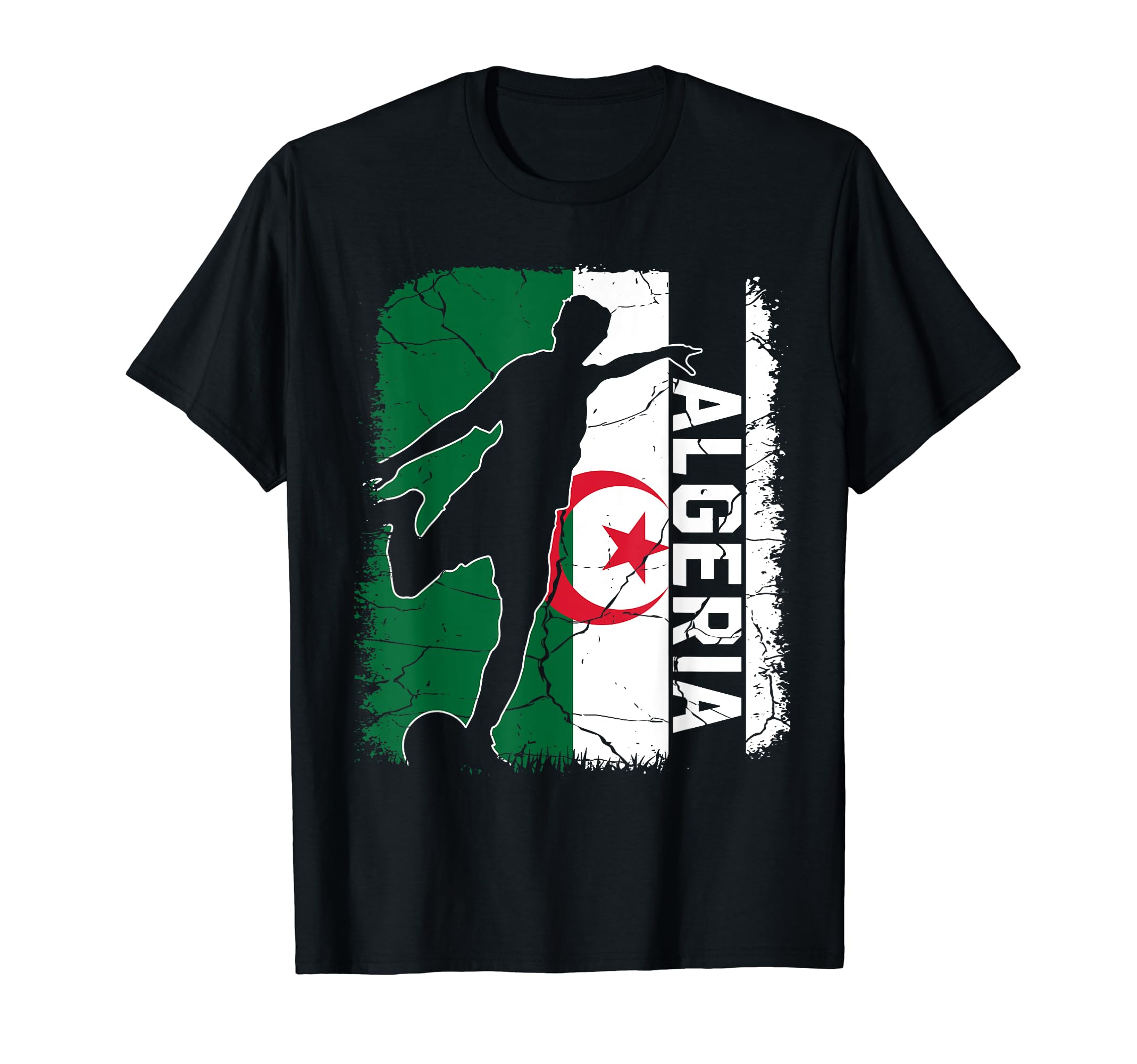 Algeria Soccer Team Algeria Flag Jersey T-Shirt - Graphic Print Unisex - T-Shirt, Sweatshirt, Hoodie