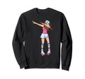 Dabbing Roller Skate Roller Skating Sweatshirt - Novelty Apparel for Adults - T-Shirt, Sweatshirt, Hoodie