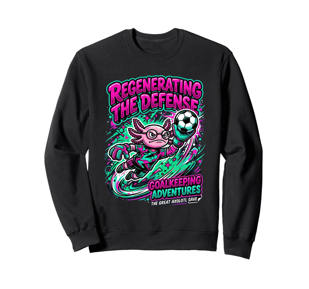 Regenerating Defense Axolotl Sweatshirt - Casual Everyday Wear for Adults - T-Shirt, Sweatshirt, Hoodie