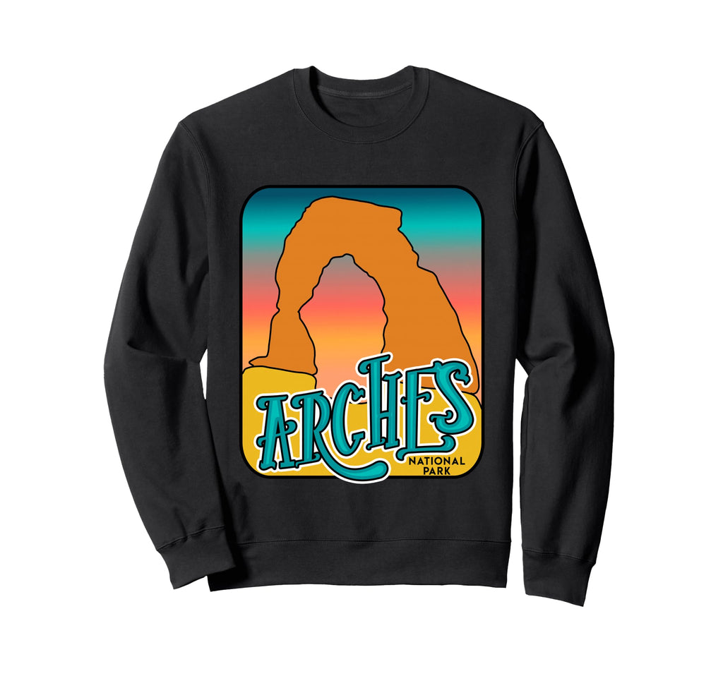 Arches National Park Souvenir Sweatshirt - Custom Art Print Unisex - T-Shirt, Sweatshirt, Hoodie
