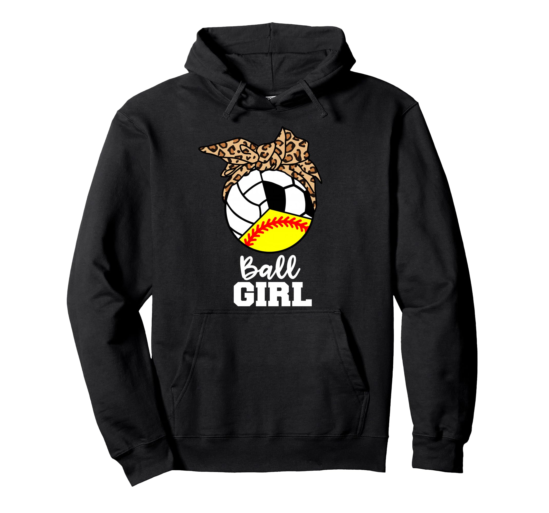 Ball Funny Softball Volleyball Hoodie - Aesthetic Graphic for Adults - T-Shirt, Sweatshirt, Hoodie
