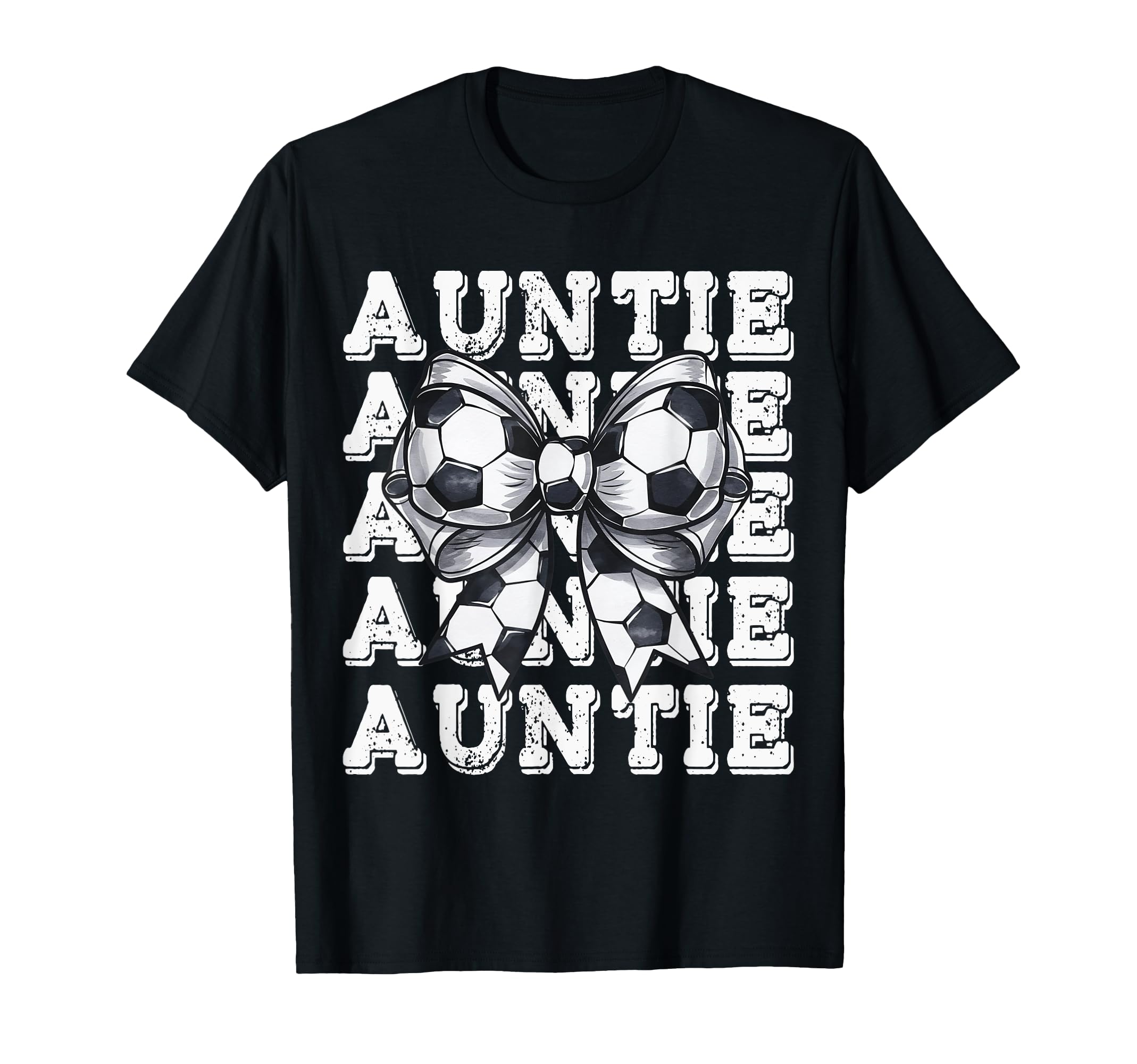 Coquette Soccer Auntie Matching Family T-Shirt - Unique Graphic Men Women - T-Shirt, Sweatshirt, Hoodie
