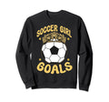 Soccer Goals Soccerball Tiara Crown Sweatshirt - Unique Graphic Men Women - T-Shirt, Sweatshirt, Hoodie