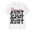 Soccer Aunt Funny Coquette Bow Soccer T-Shirt - Novelty Apparel for Adults - T-Shirt, Sweatshirt, Hoodie