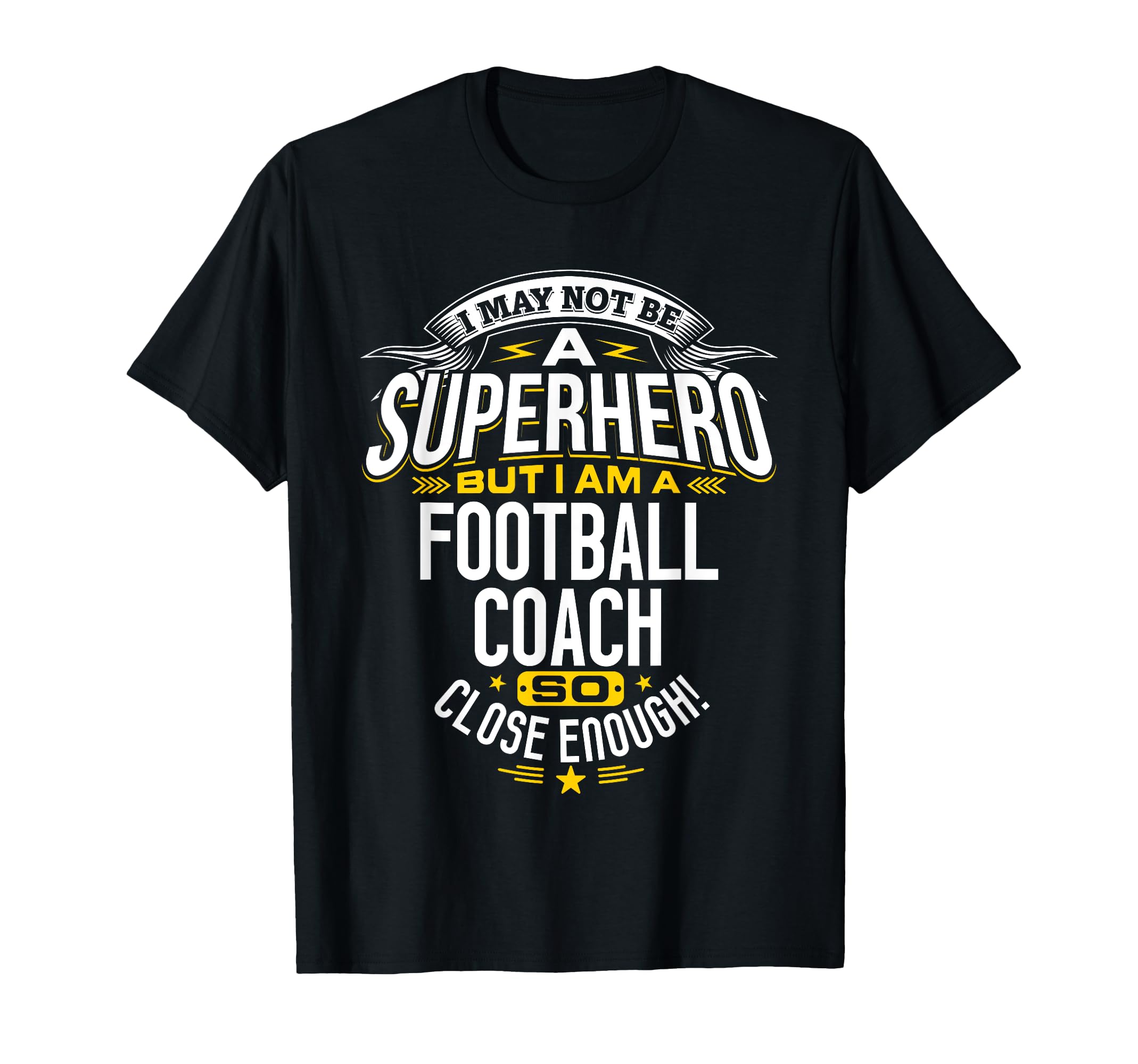 Football Coach Gift Superhero T-Shirt - Minimalist Print for Adults - T-Shirt, Sweatshirt, Hoodie