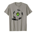 Soccer Jamaica Flag Jamaican Pride T-Shirt - Custom Art Print Unisex - T-Shirt, Sweatshirt, Hoodie