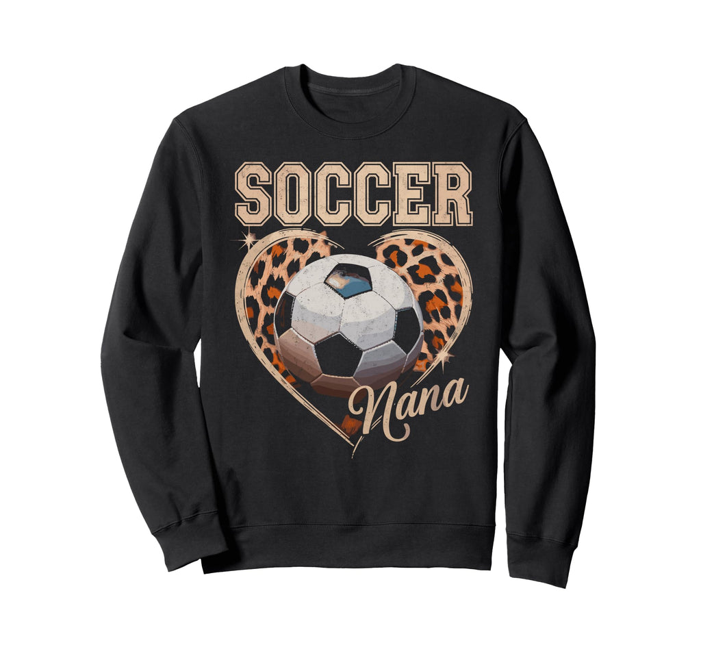 Soccer Football Player Grandma Fan Sweatshirt - Unique Graphic Unisex - T-Shirt, Sweatshirt, Hoodie