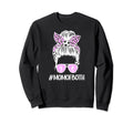 Mom Both Messy Bun Dancer Soccer Sweatshirt - Novelty Apparel for Adults - T-Shirt, Sweatshirt, Hoodie