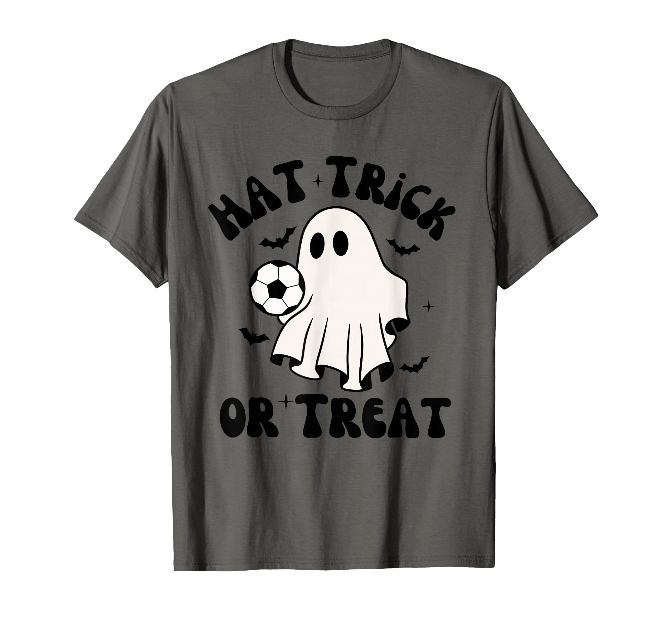 Hat Trick Or Treat Soccer Sports T-Shirt - Novelty Apparel for Adults - T-Shirt, Sweatshirt, Hoodie